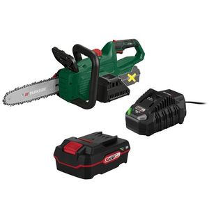 PARKSIDE® Aku reťazová píla PAKS 20-Li E5 + Akumulátor 20 V/4 Ah PAP 20 B3 + Nabíjačka PLG 20 C3 vyobraziť