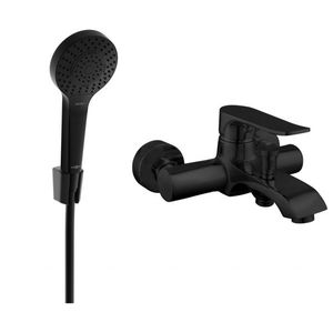 MEXEN/S - Pecos R05 vaňová batéria so sprchou set, čierna 7273R05-70 vyobraziť