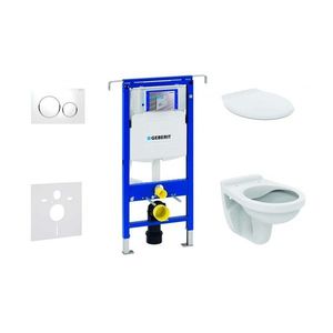 GEBERIT - Duofix Set predstenovej inštalácie, klozet Alpha s doskou, tlačidlo Sigma20, biela/chróm 111.355.00.5 NR4 vyobraziť