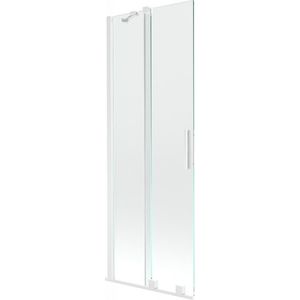 MEXEN/S - Velar Dvojkrídlová posuvná vaňová zástena 70 x 150 cm, transparent, biela 896-070-000-01-20 vyobraziť