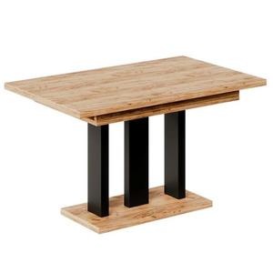 Rozkladací stôl Appia 130/210x80cm Mat čierne nohy/Dub Craft Zlatý vyobraziť