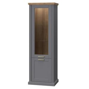 Vitrína Tara-V2SV graphite/pacific walnut vyobraziť