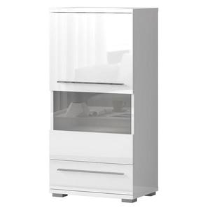 Vitrína Piano V60-1KS1F/PN-70/KA/70 lakované crystal white vyobraziť