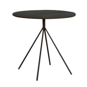 Stôl Fondi 80 Mdf/Oceľ – Čierna Mat vyobraziť