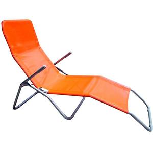 Záhradné ležadlo D-054 oranžové vyobraziť