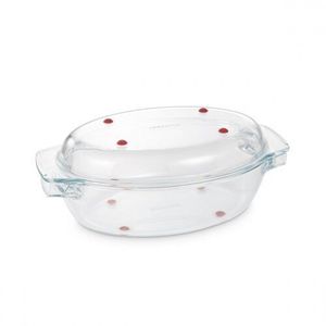 Tescoma Oválny pekáč s poklopom GrandCHEF 35 x 21 cm, sklenený vyobraziť