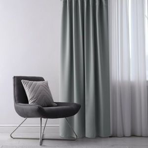 Restilo Záves Blackout EYELETS strieborná, 140 x 245 cm vyobraziť