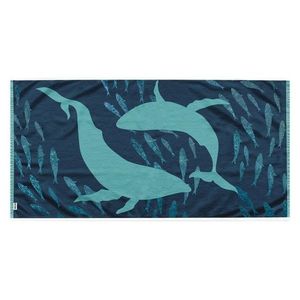 DecoKing Plážová osuška Dolphin, 90 x 180 cm vyobraziť