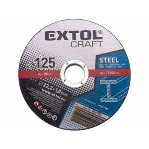 EXTOL Kotúč rezný na kov 5ks, 125x1, 0mm vyobraziť