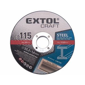EXTOL Kotúč rezný na kov 5ks, 115x1, 6mm vyobraziť
