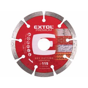 EXTOL Kotúč rezný diamantový segmentový, 115mm vyobraziť