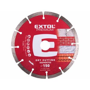 EXTOL Kotúč rezný diamantový segmentový, 150mm vyobraziť