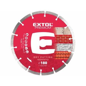 EXTOL Kotúč rezný diamantový segmentový, 180mm vyobraziť