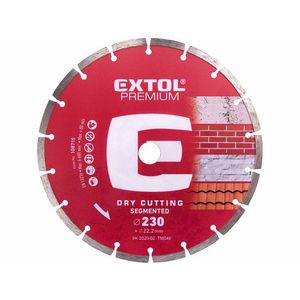 EXTOL Kotúč rezný diamantový segmentový, 230mm vyobraziť