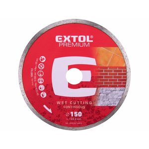 EXTOL Kotúč rezný diamantový plný, 150mm vyobraziť
