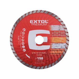 EXTOL Kotúč rezný diamantový Turbo, 150mm vyobraziť