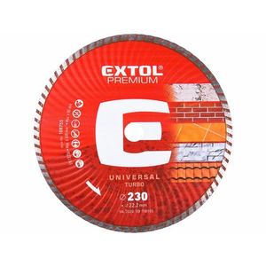 EXTOL Kotúč rezný diamantový Turbo, 230mm vyobraziť