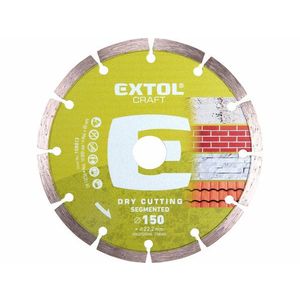 EXTOL Kotúč rezný diamantový segmentový, 150mm vyobraziť