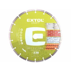 EXTOL Kotúč rezný diamantový segmentový, 230mm vyobraziť
