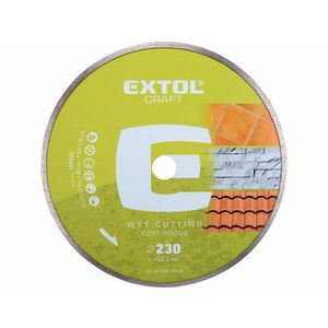 EXTOL Kotúč rezný diamantový plný, 230mm vyobraziť