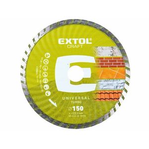 EXTOL Kotúč rezný diamantový Turbo, 150mm vyobraziť