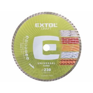 EXTOL Kotúč rezný diamantový Turbo, 230mm vyobraziť