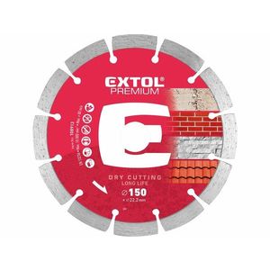 EXTOL Kotúč rezný diamantový segmentový Long Life, 150mm vyobraziť