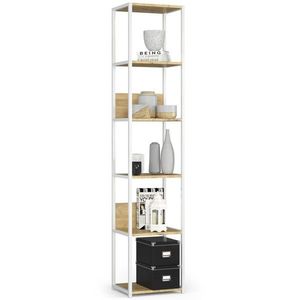 Regál LOFT 40 cm bílý/dub artisan vyobraziť