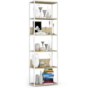 Regál LOFT 60 cm bílý/dub artisan vyobraziť