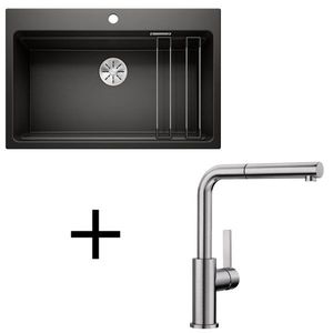 Blanco set Etagon 8 + Lanora-S leštený nerez biela vyobraziť