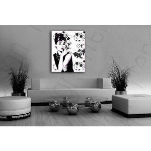 Ručne maľovaný POP Art obraz Audrey Hepburn | rôzne rozmery (POP ART obrazy) vyobraziť