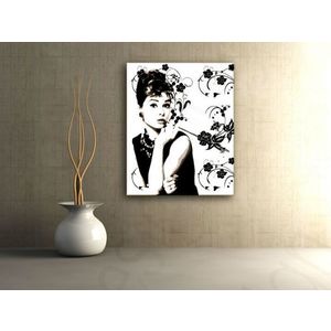 Ručne maľovaný POP Art obraz Audrey Hepburn | rôzne rozmery (POP ART obrazy) vyobraziť