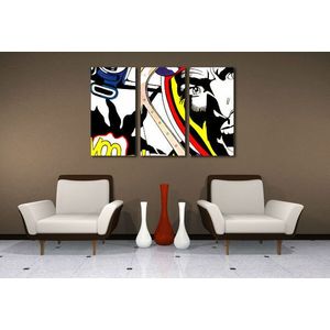 Ručne maľovaný POP Art obraz LICHTENSTEIN | rôzne rozmery (pop art lichtenstein) vyobraziť
