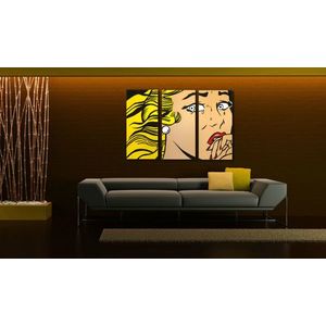 Ručne maľovaný POP Art obraz LICHTENSTEIN | rôzne rozmery (pop art lichtenstein) vyobraziť