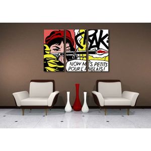 Ručne maľovaný POP Art obraz LICHTENSTEIN | rôzne rozmery (pop art lichtenstein) vyobraziť