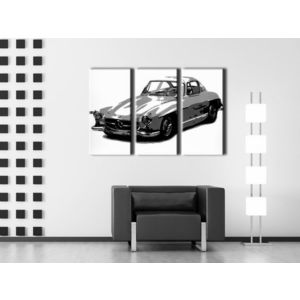 Ručne maľovaný POP Art obraz MERCEDES SL300 | rôzne rozmery (POP ART obrazy) vyobraziť