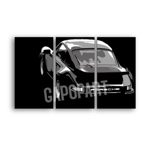 Ručne maľovaný POP Art obraz PORSCHE 911 | rôzne rozmery (POP ART obrazy) vyobraziť