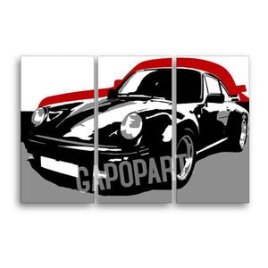 Ručne maľovaný POP Art obraz PORSCHE 911 | rôzne rozmery (POP ART obrazy) vyobraziť