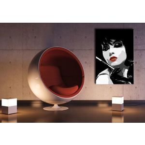 Ručne maľovaný POP Art obraz Pop woman | rôzne rozmery (POP ART obrazy) vyobraziť