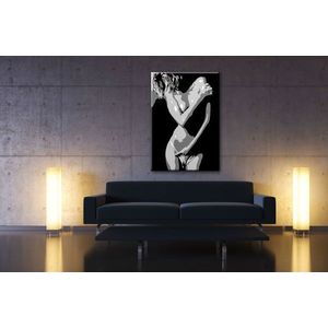 Ručne maľovaný POP Art obraz Nude Woman | rôzne rozmery (POP ART obrazy) vyobraziť