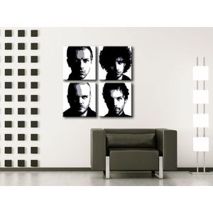 Ručne maľovaný POP Art obraz Coldplay | rôzne rozmery (POP ART obrazy) vyobraziť