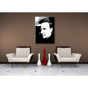 Ručne maľovaný POP Art obraz Bono-U2 | rôzne rozmery (POP ART obrazy) vyobraziť