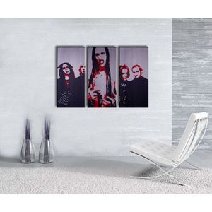 Ručne maľovaný POP Art obraz Marilyn Manson | rôzne rozmery (POP ART obrazy) vyobraziť
