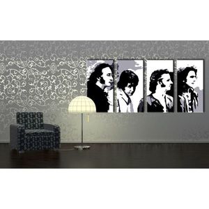 Ručne maľovaný POP Art obraz Beatles | rôzne rozmery (POP ART obrazy) vyobraziť
