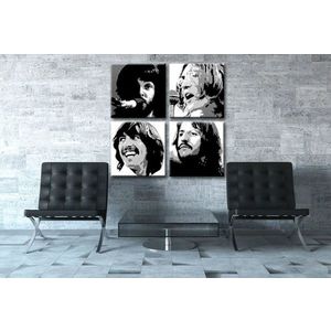 Ručne maľovaný POP Art obraz Beatles | rôzne rozmery (POP ART obrazy) vyobraziť