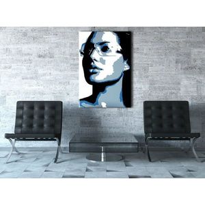 Ručne maľovaný POP Art obraz Angelina Jolie | rôzne rozmery (POP ART obrazy) vyobraziť
