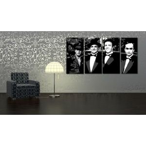 Ručne maľovaný POP Art obraz Corleone Family | rôzne rozmery (POP ART obrazy) vyobraziť