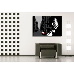 Ručne maľovaný POP Art obraz James Bond | rôzne rozmery (POP ART obrazy) vyobraziť