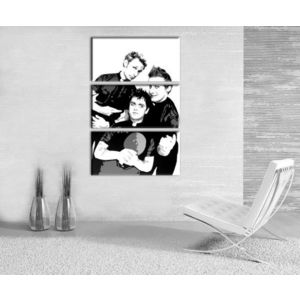 Ručne maľovaný POP Art obraz Green Day | rôzne rozmery (POP ART obrazy) vyobraziť