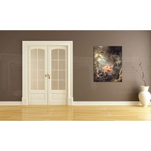 Obraz na plátne HOJDAČKA – Jean-Honoré Fragonard | rôzne rozmery (reprodukcia 40x50 cm) vyobraziť